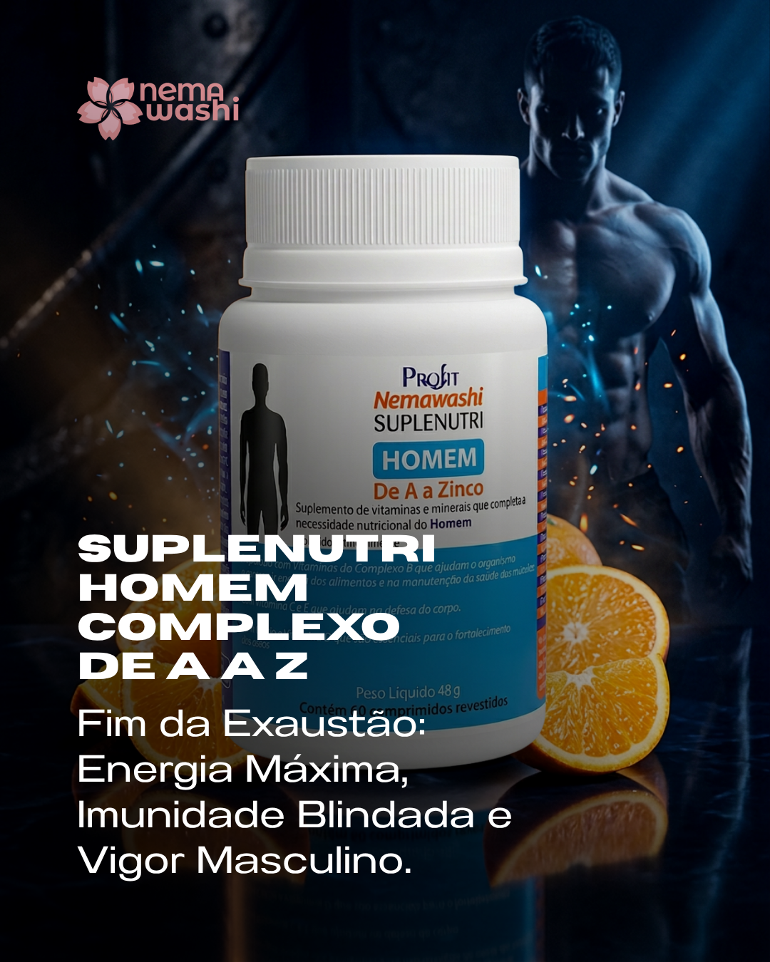 Suplenutri Homem Complexo de A a Z - Profit Nemawashi