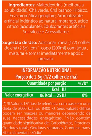 Suplenutri Chá Verde, Branco, Hibisco - Profit Nemawashi