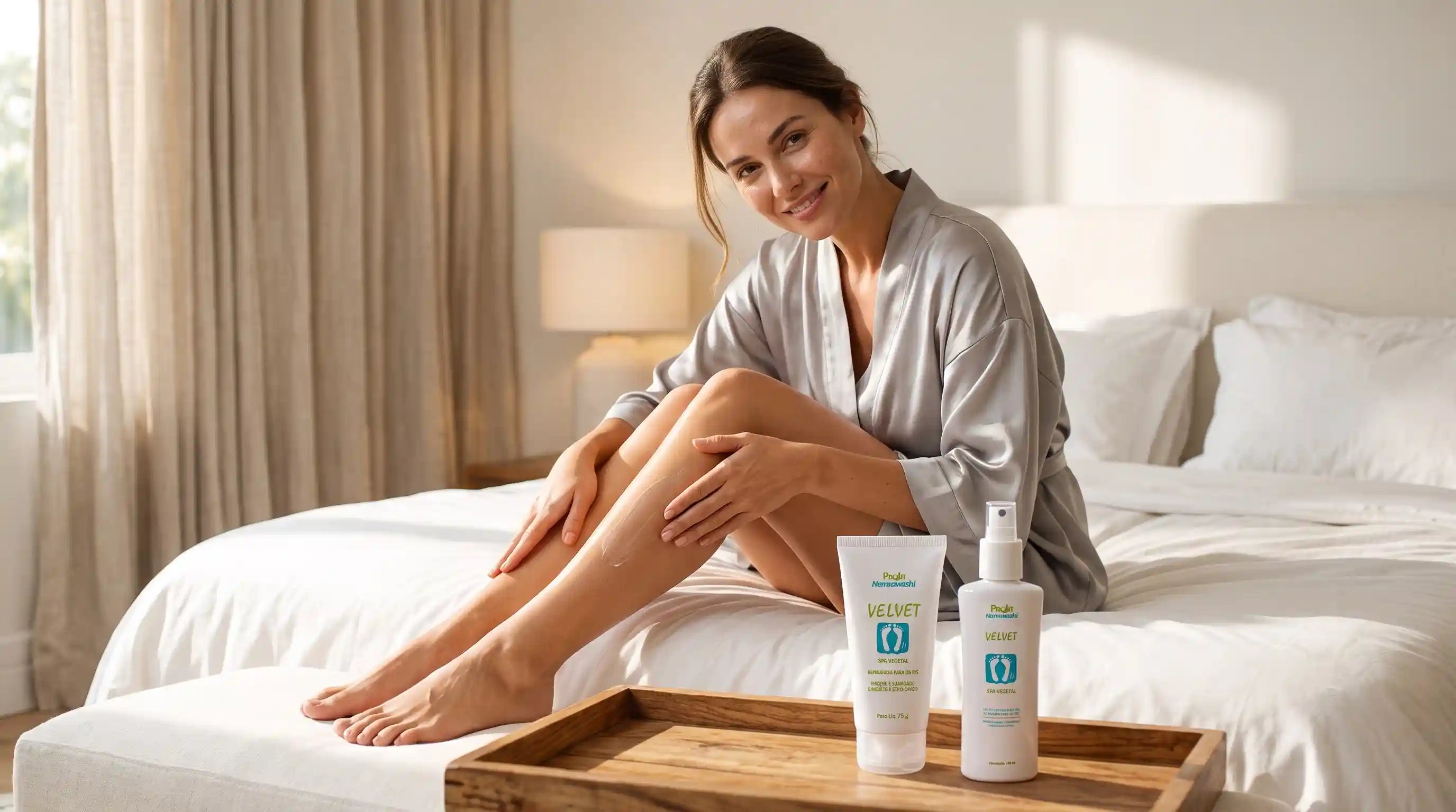 Spa Velvet: Pés de Seda em Casa
