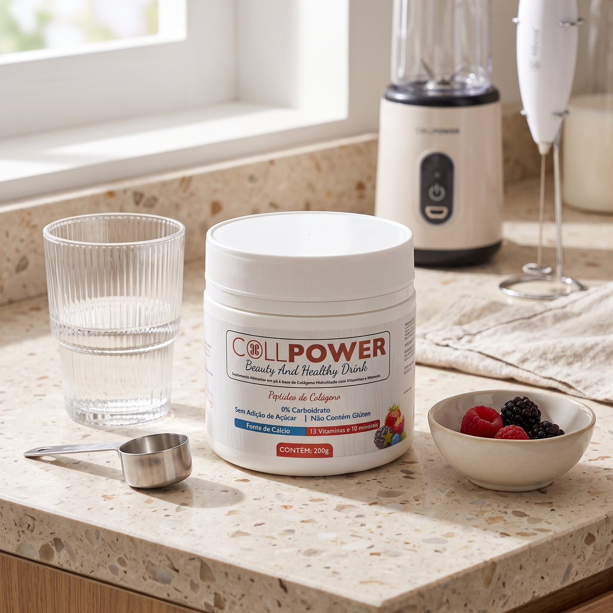 Colágeno Hidrolisado Peptídeos Bioativos Collpower 200g [VENCE 12/26]