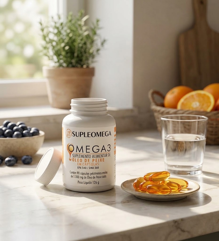 Óleo de Peixe Ômega 3 EPA DHA SupleÔmega Profit 90 Cápsulas