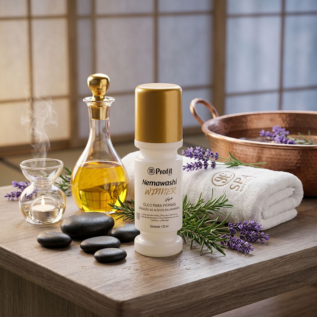 Winner Vip+ Óleo Relaxante e Hidratante para Pernas 120ml - Profit Nemawashi